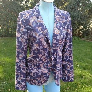 Paisley blazer
